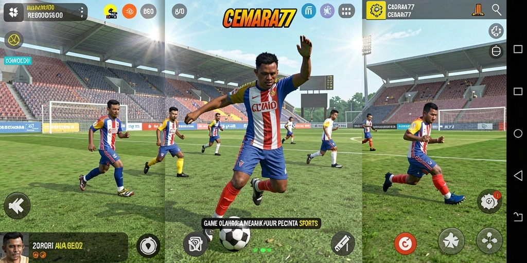 Tampilan gameplay CEMARA77 yang menakjubkan dan realistis.