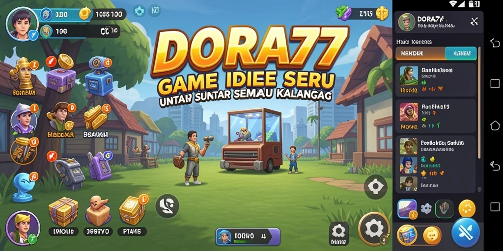 Gameplay menarik DORA77 dengan berbagai elemen Idle.