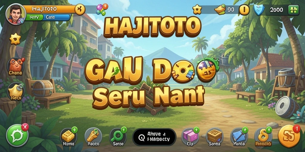 Tampilan gameplay menarik dari HAJITOTO yang seru dan santai.