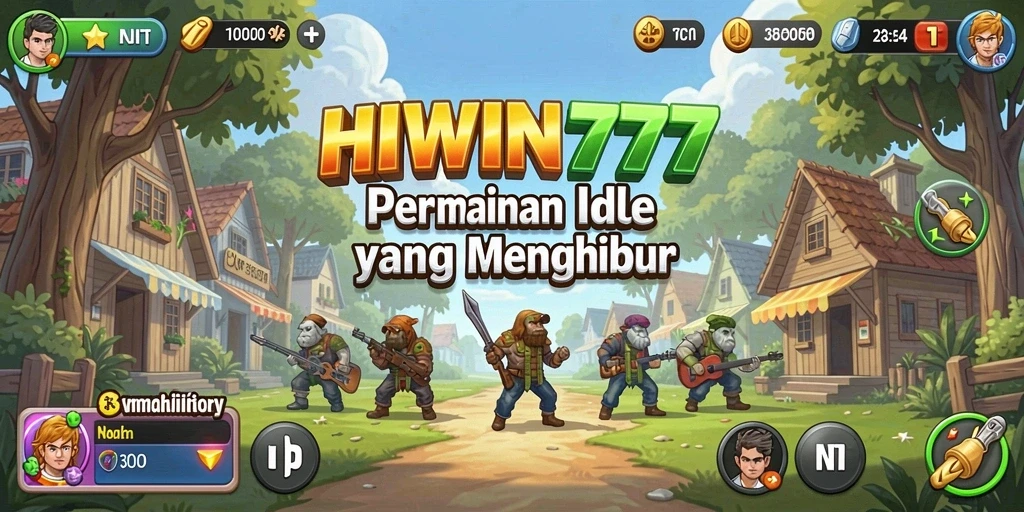 Tampilan gameplay menarik HIWIN777 dengan elemen Idle yang seru.