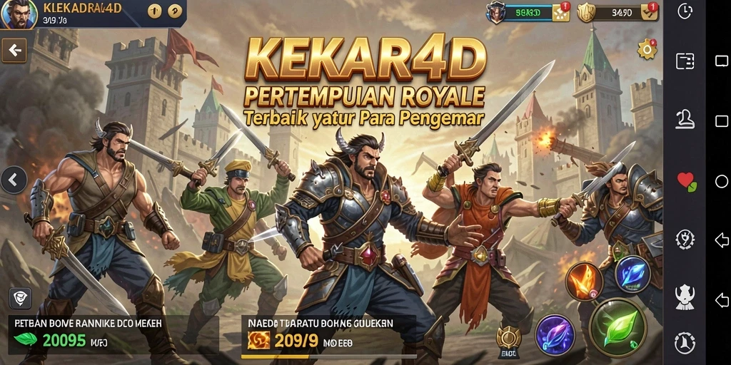 Tangkapan layar menunjukkan aksi intens dalam permainan Battle Royale.