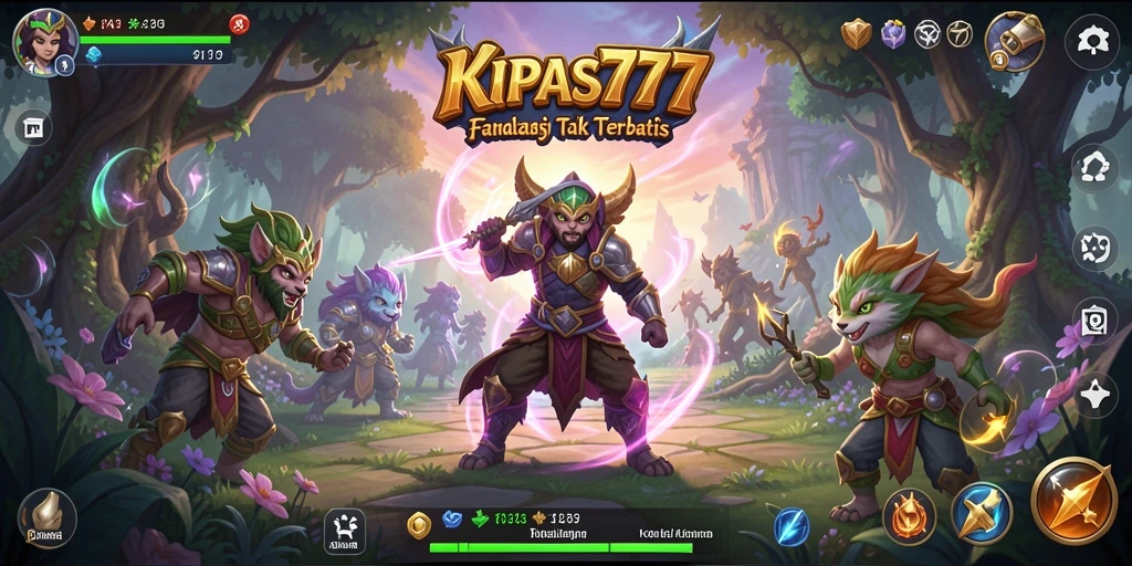 Tampilan gameplay RPG KIPAS777 yang kaya akan petualangan.