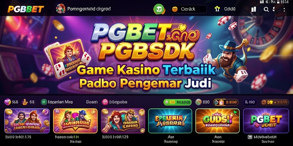 Gameplay mendebarkan di PGBET yang mengajak Anda bermain Kasino.