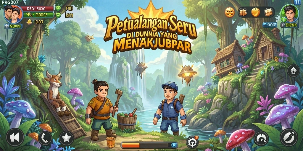 Screenshot menampilkan momen mendebarkan dalam gameplay PRG007.