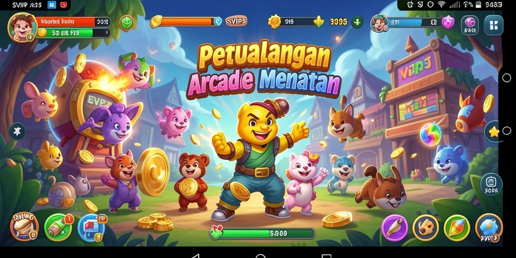 Tampilan gameplay seru dalam game Arcade SVIP5.