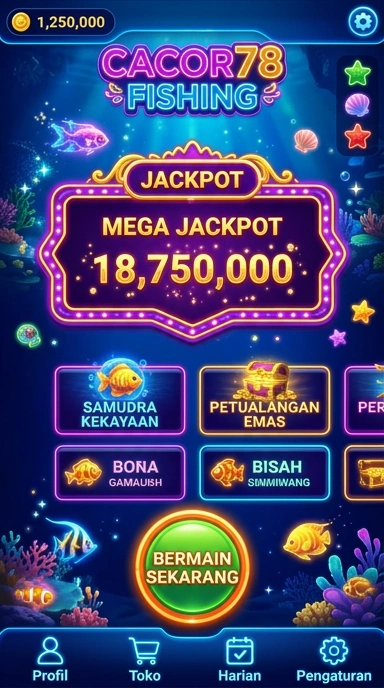 Tampilan pengguna di cacor78 dengan navigasi yang sederhana.